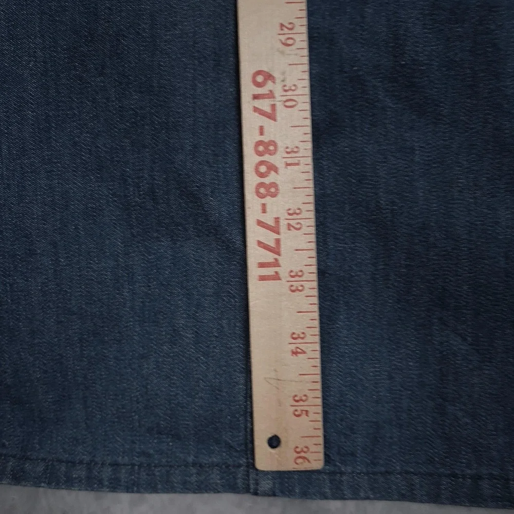 Vintage OshKosh Denim Overall Dress Girls 6 Jumper USA 90s Prairie Farm Cottage